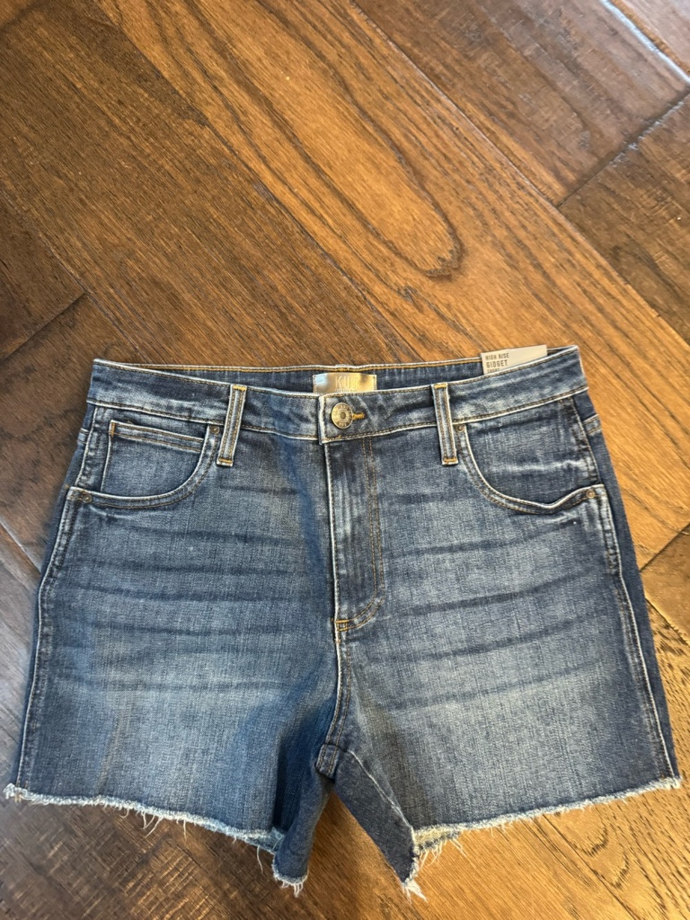 Kut from the Kloth Blue Denim Jean Shorts